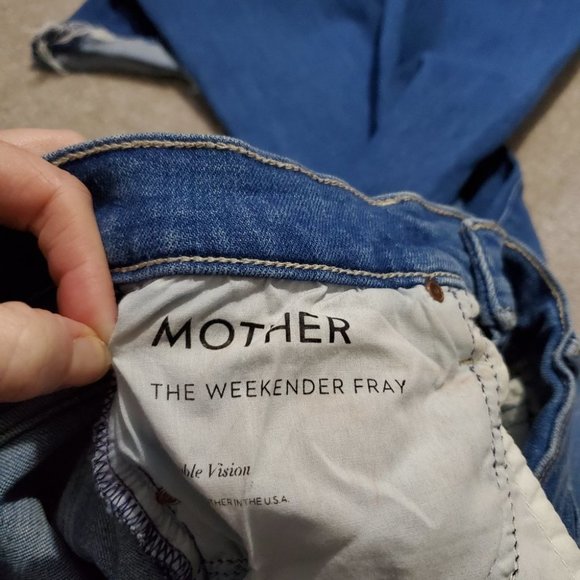 MOTHER Blue Flare & Wide Leg Jeans - Picture 9 of 16